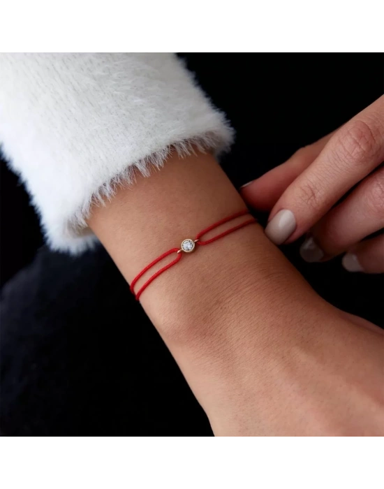 14 Ayar Altın İpli Bileklik