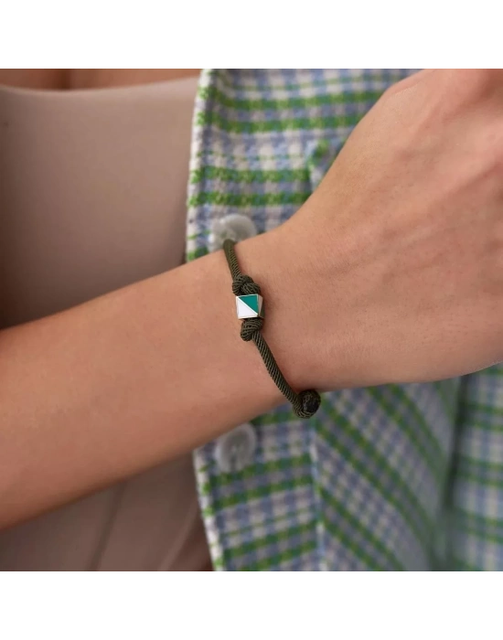 14 Ayar Altın İpli Küp Bileklik