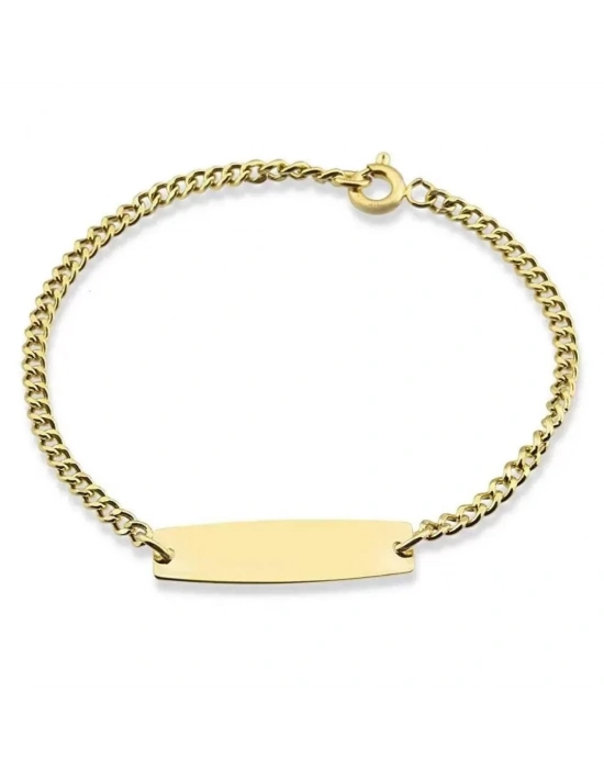 14 Ayar Altın İsimli Çocuk Künyesi