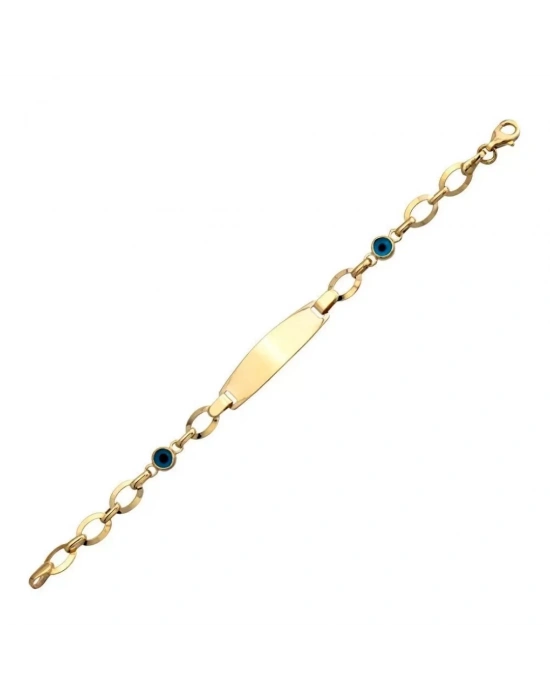 14 Ayar Altın İsimli Çocuk Künyesi