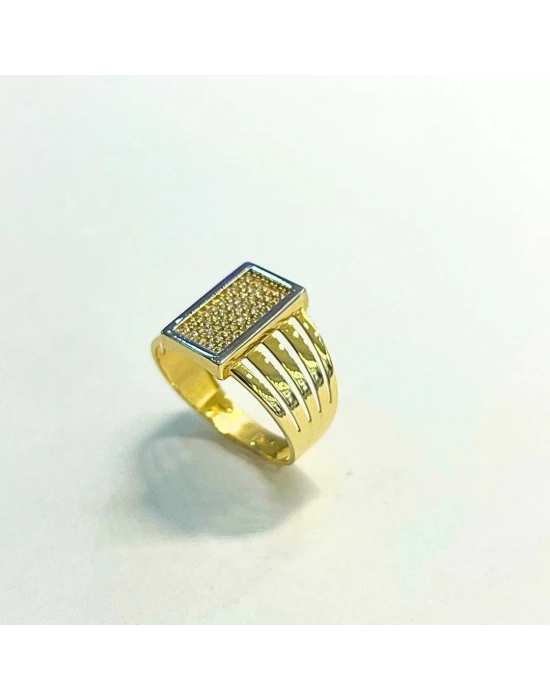 14 Ayar Altın Kaburga Yüzük