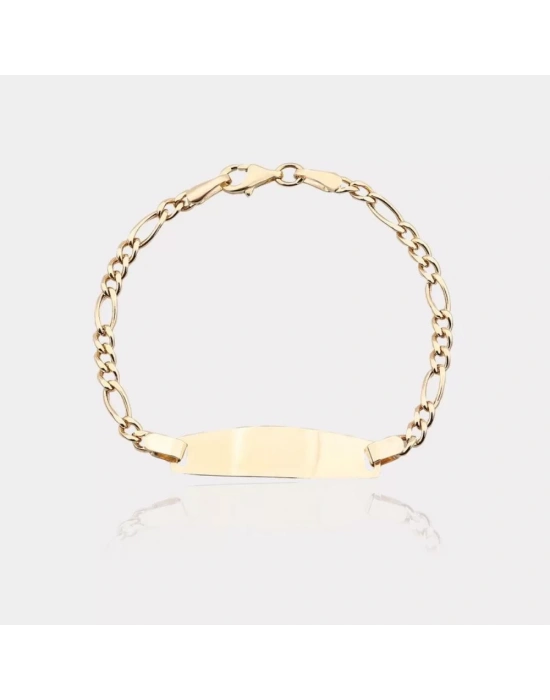 14 Ayar Altın Klasik Çocuk Bilekliği