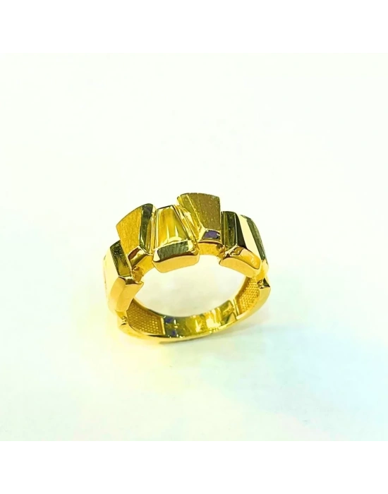 14 Ayar Altın Lava Yüzük