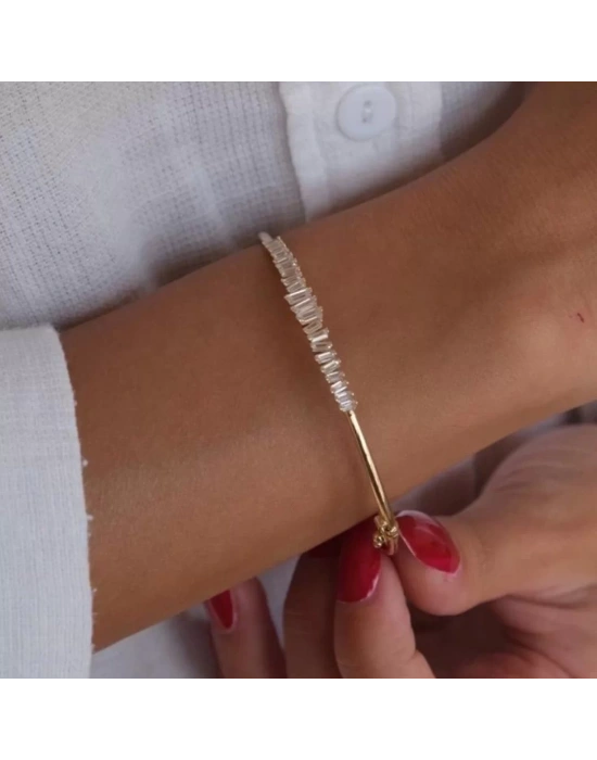 14 Ayar Altın Mini Baget Kelepçe