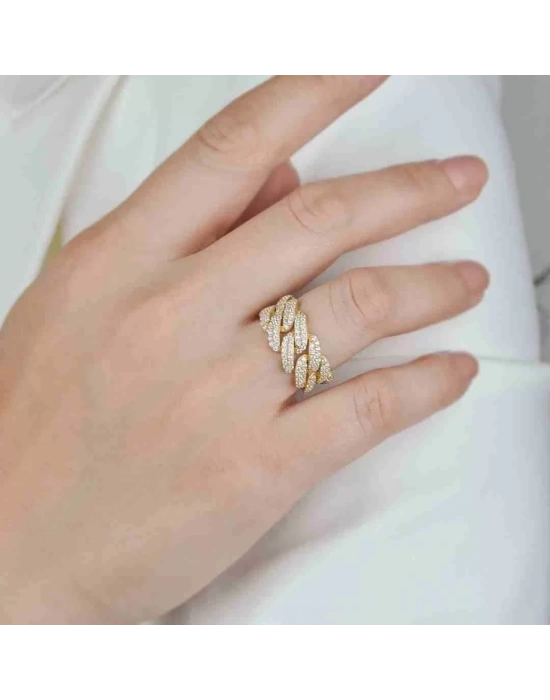 14 Ayar Altın Monaco Gurmet Yüzük