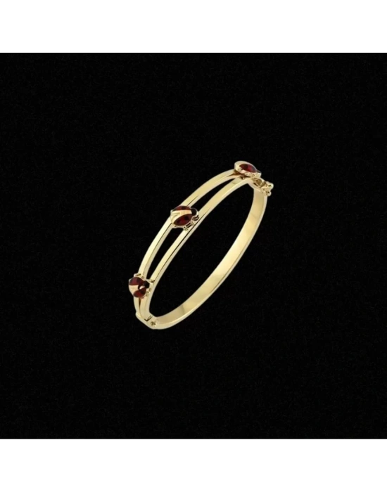 14 Ayar Altın Motifli Çocuk Kelepçe