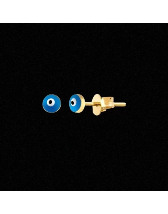 14 Ayar Altın Motifli Çocuk Küpesi