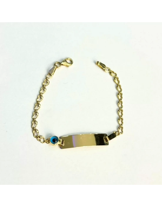 14 Ayar Altın Nazarlı Çocuk Bileklik