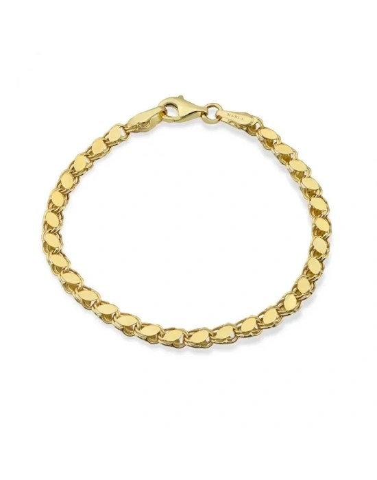 14 Ayar Altın Sade Çocuk Künyesi