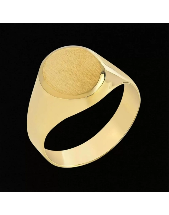 14 Ayar Altın Sade Erkek Yüzüğü