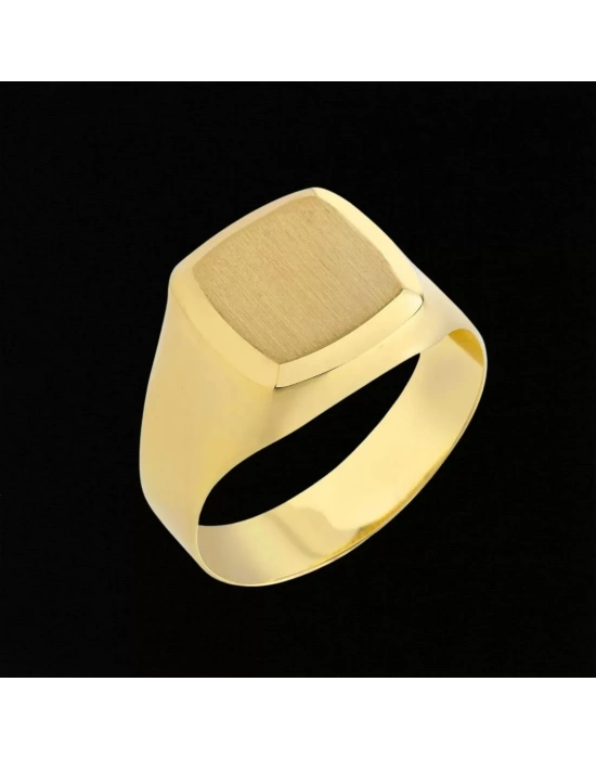 14 Ayar Altın Sade Erkek Yüzüğü