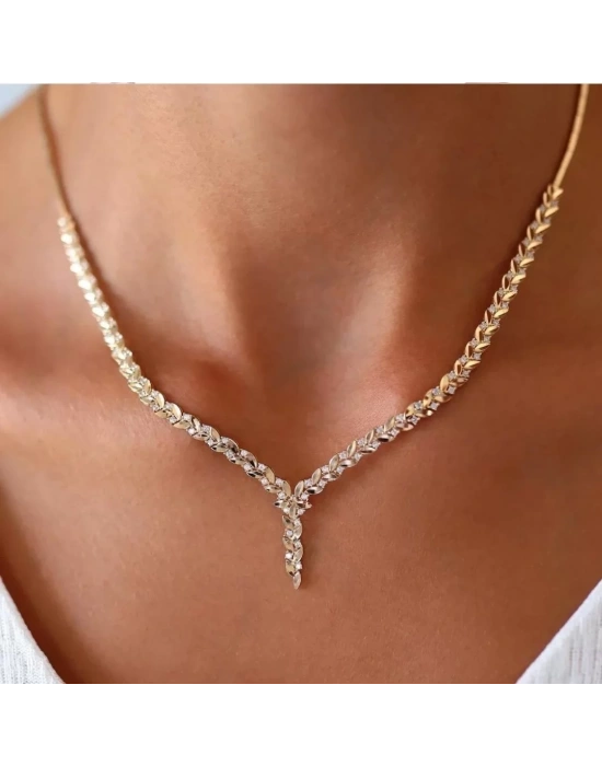 14 Ayar Altın Sarı Motif Set Takımı