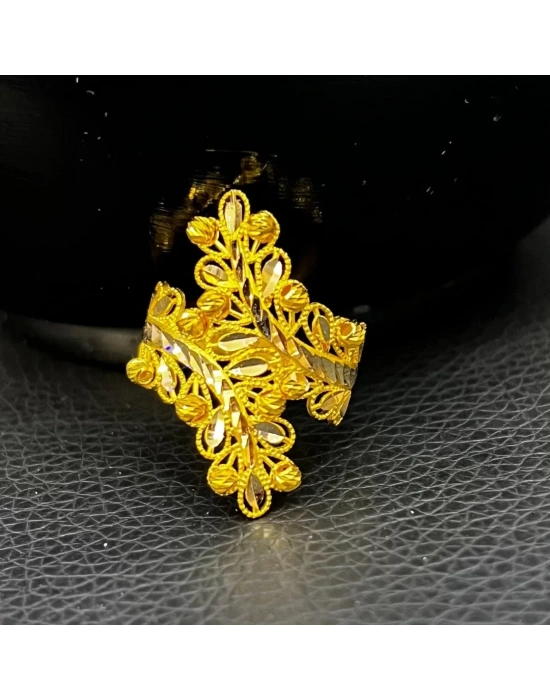 14 Ayar Altın Sarı Yüzük