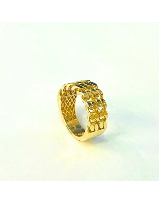 14 Ayar Altın Sarmal Yüzük