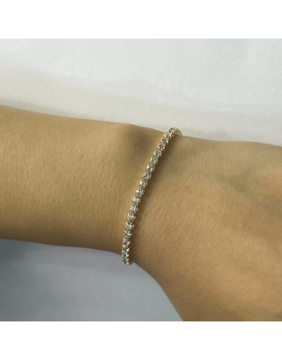 14 Ayar Altın Su Yolu Bileklik