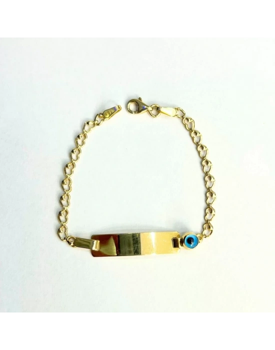 14 Ayar Altın Taraftar Çocuk Bilekliği