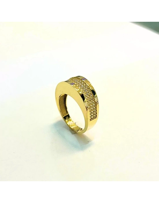 14 Ayar Altın Taşlı Yüzük