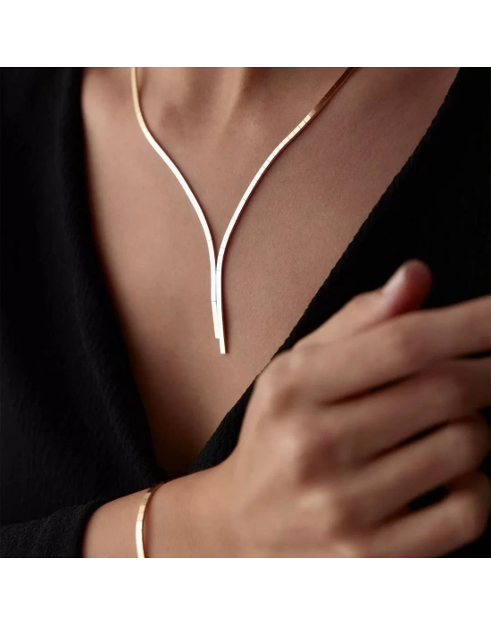 14 Ayar Altın Taşsız Su Yolu Düğün Seti Takımı