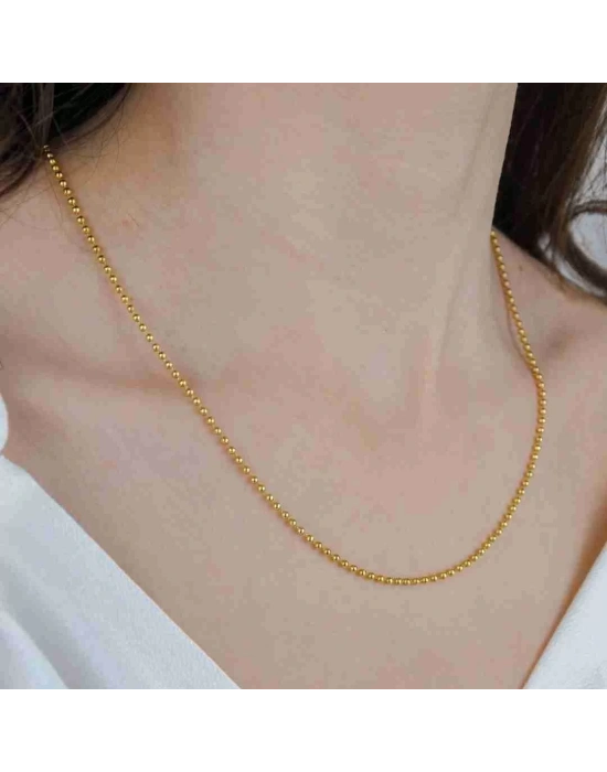 14 Ayar Altın Tırnak Makası Zincir