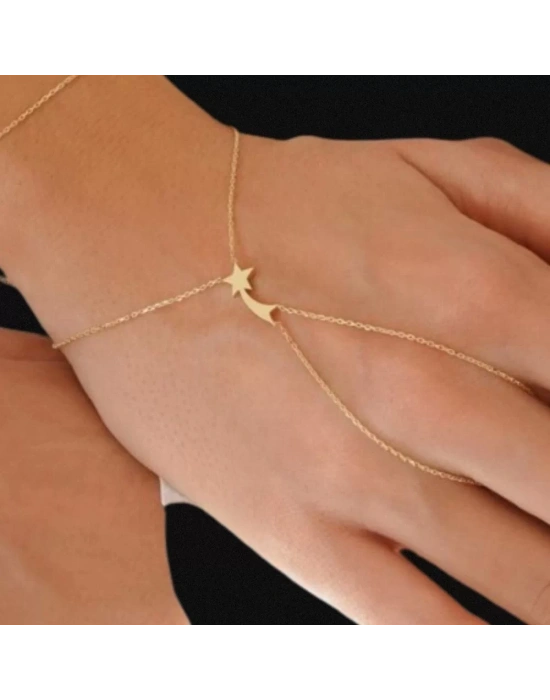 14 Ayar Altın Yıldız Şahmeran