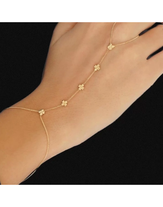 14 Ayar Altın Yonca Şahmeran