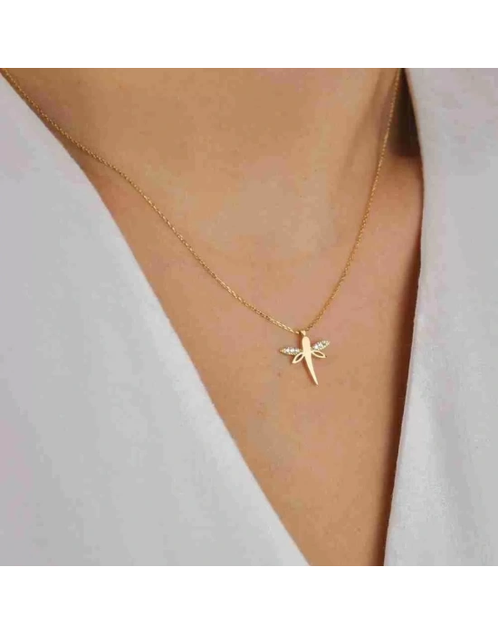 14 Ayar Altın Yusufcuk Kolye