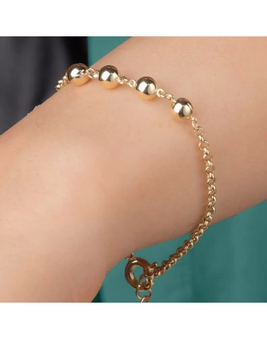 14 Ayar Toplu Altın Bileklik