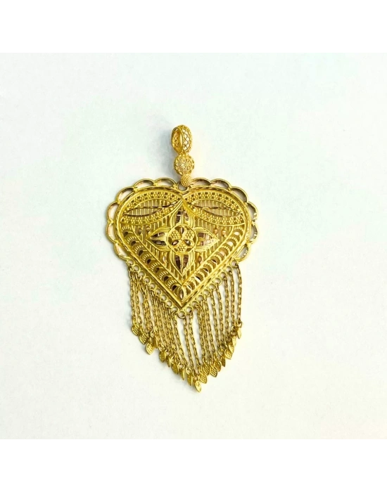 8 Ayar Altın Hint Kolye Ucu