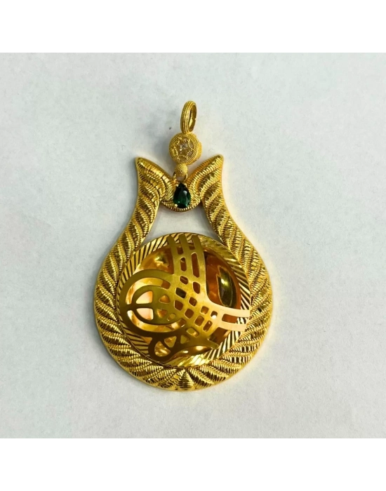 8 Ayar Altın Lale Tuğra