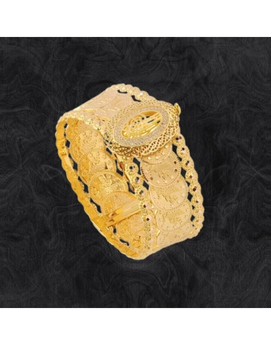 8 Ayar Altın Reşat Baskı Trabzon Hasır Kelepçe