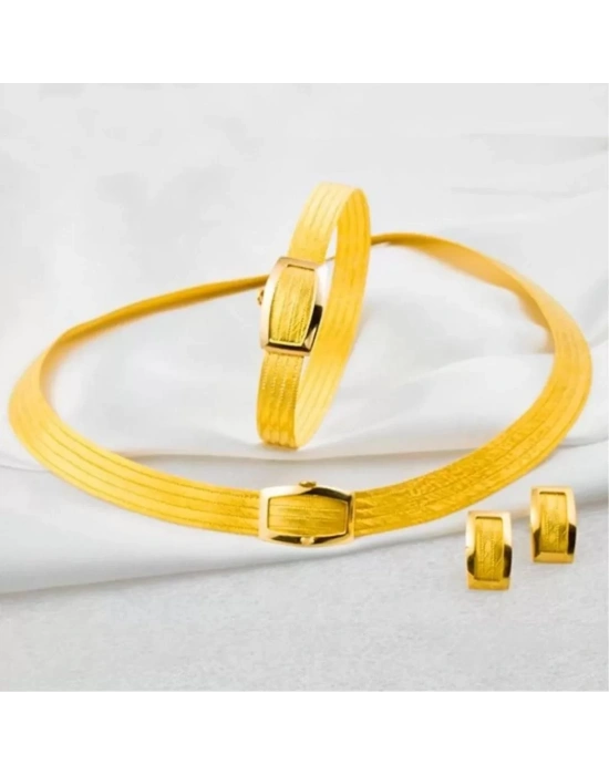 8 Ayar Altın Sade 5 Sıra Trabzon Hasır Set Takımı