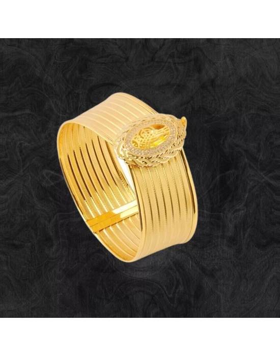 8 Ayar Altın Trabzon Hasır Kelepçe