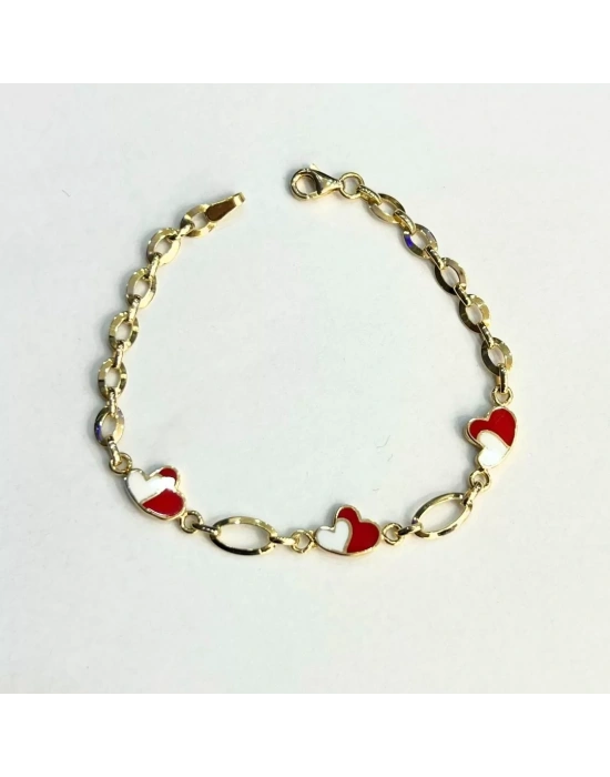 Altın Kalp Çocuk Bileklik