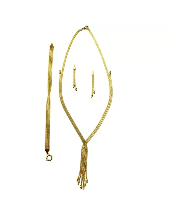 Altın Örgü Mesh Set