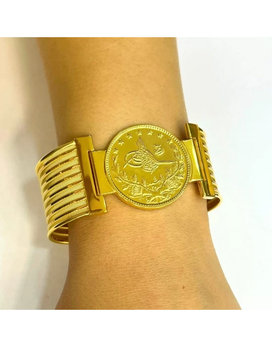 Sarı Altın Reşatlı Kelepçe