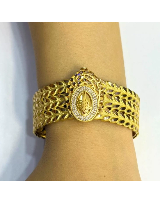 Sarı Altın Tuğralı Başak Kelepçe