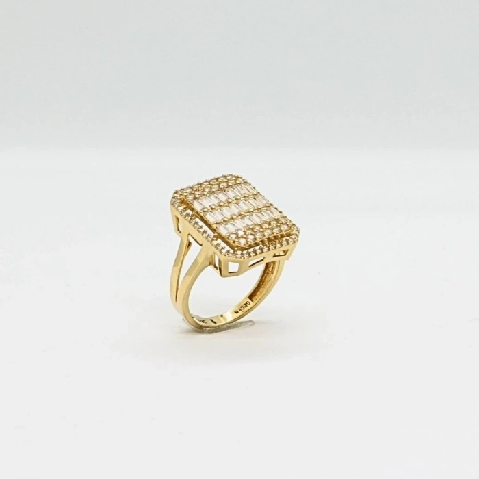 14 Ayar Altın Baget Yüzük