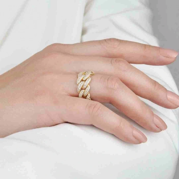 14 Ayar Altın Monaco Gurmet Yüzük