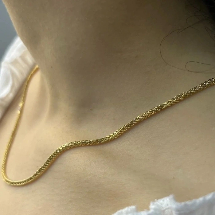 14 Ayar Altın Sarmal Zincir