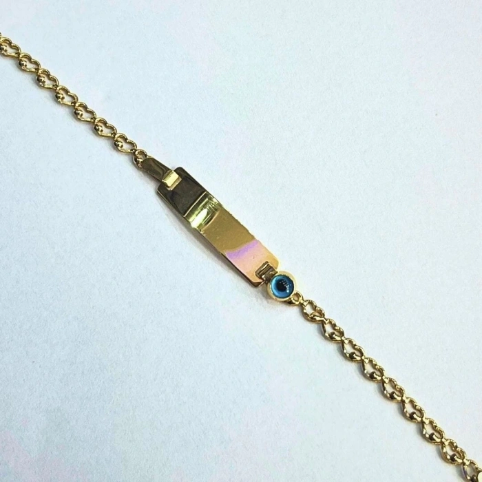 14 Ayar Altın Taraftar Çocuk Bilekliği