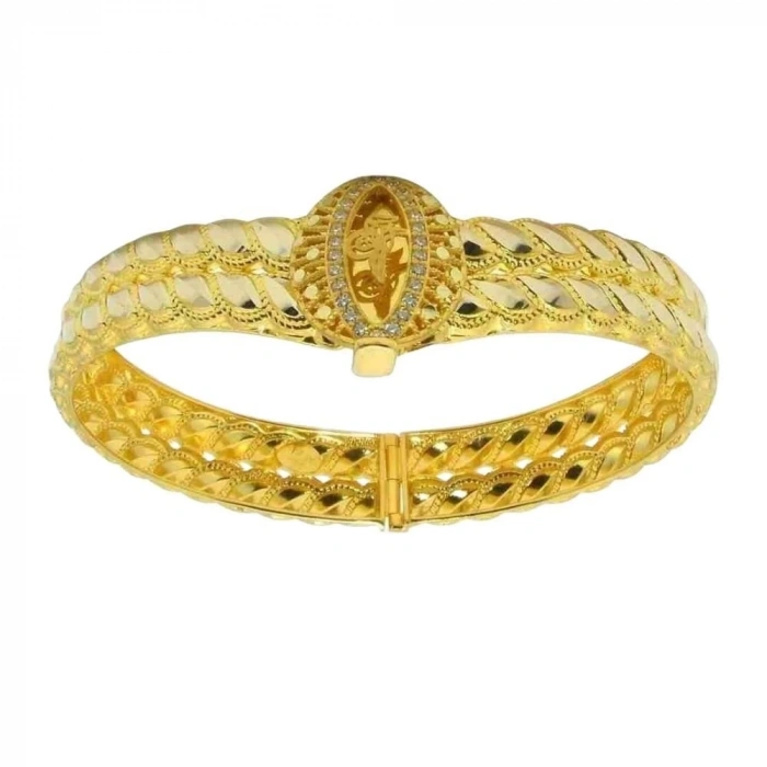 14 Ayar Altın Trabzon Hasır Kelepçe