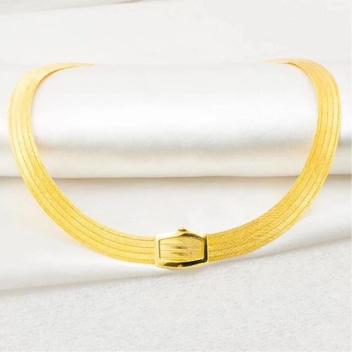 8 Ayar Altın Sade 19 Sıra Trabzon Hasır Set Takımı