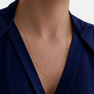 14 Ayar Altın İnce Gurmet Dorikalı Zincir