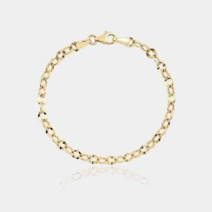 14 Ayar Altın Sade Çocuk Bilekliği