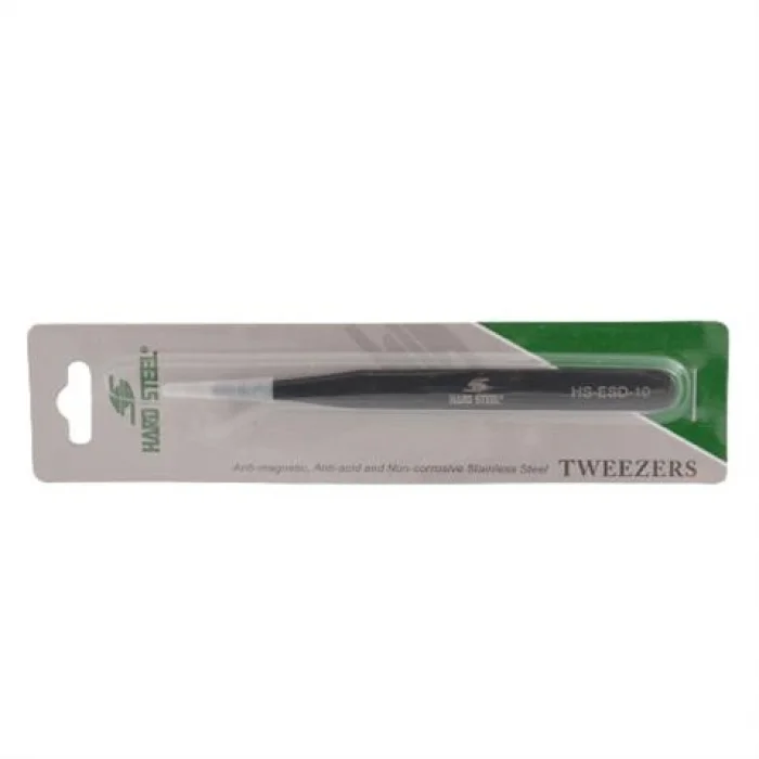Antistatik Paslanmaz Çelik Sivri Uçlu 110Mm Cımbız / HS-ESD-10