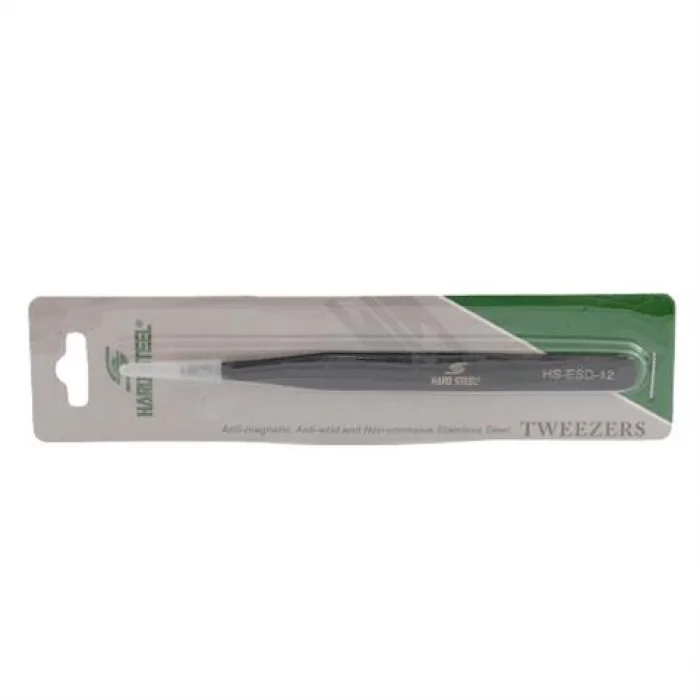 Antistatik Paslanmaz Çelik Sivri Uçlu 135Mm Cımbız / HS-ESD-12