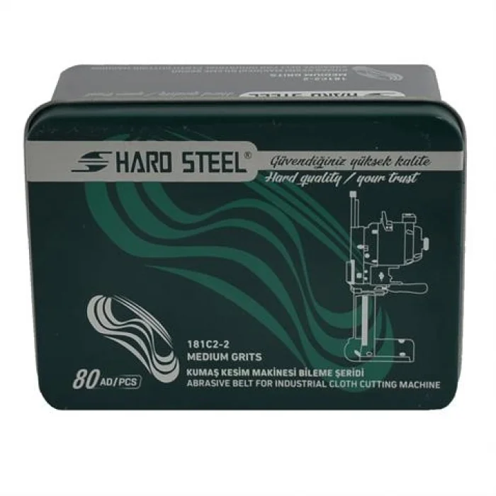 Dik Kumaş Kesim Motoru Bileme Şerit (Medium) Metal Kutu / 181C2-2 80 Adet