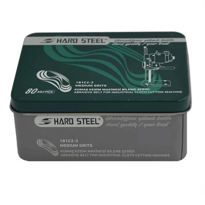 Dik Kumaş Kesim Motoru Bileme Şerit (Medium) Metal Kutu / 181C2-2 80 Adet