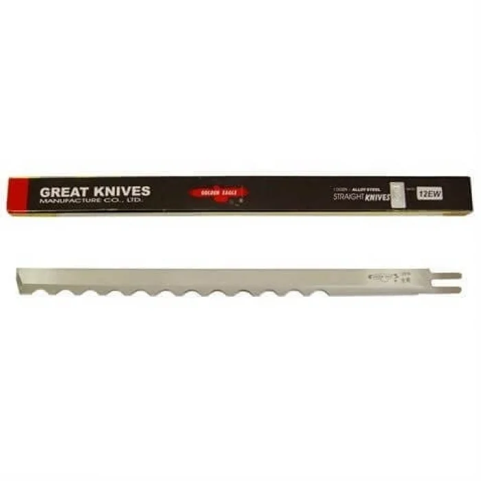 Dik Kumaş Kesim Motoru Dalgalı Bıçak / 12EW 12ADET