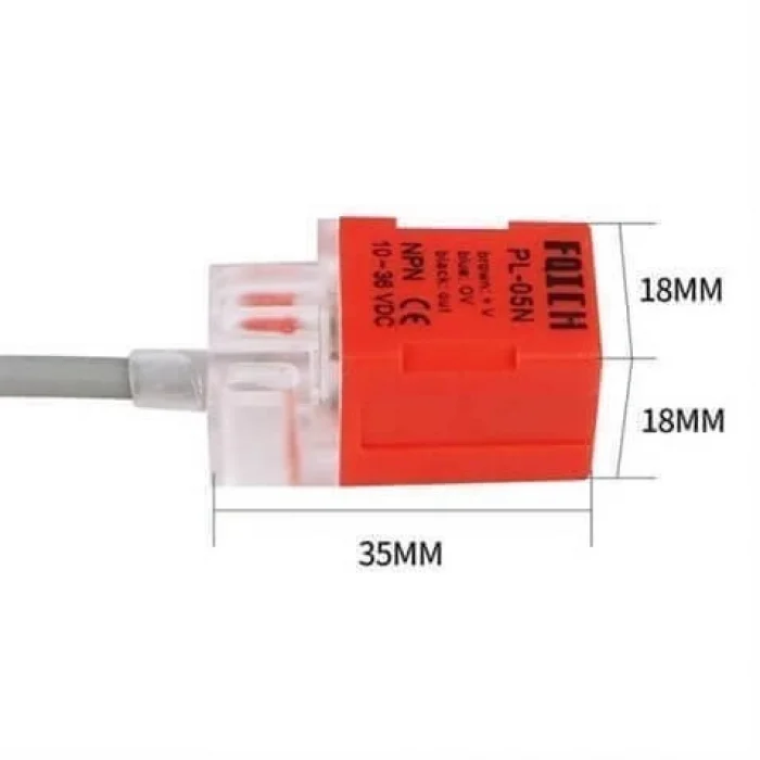 Dik Kumaş Kesim Motoru Endüktif Yakınlık Sensörü / PL-05N NPN